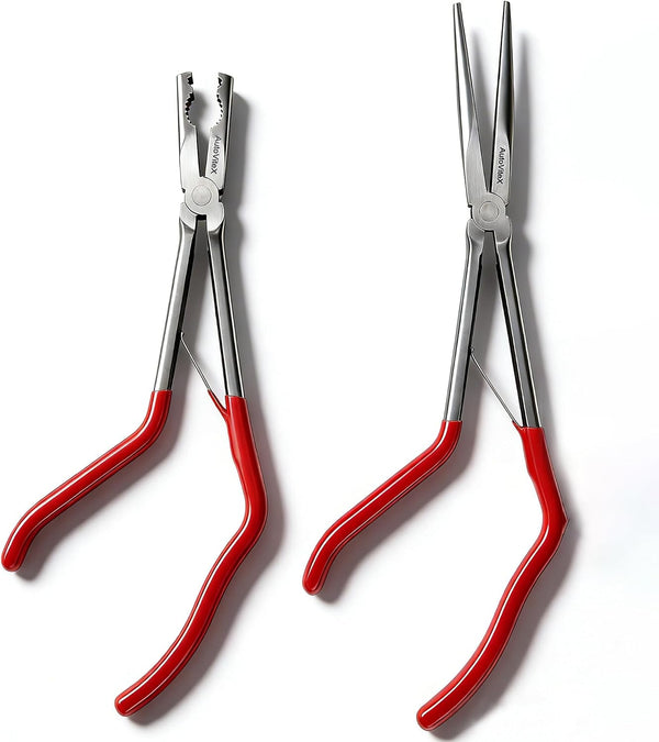 Mikiotto two-plier set for tight spaces and awkward angles
