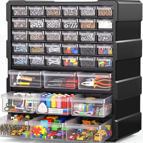 Mikiotto small-parts cabinet flexible storage for screws