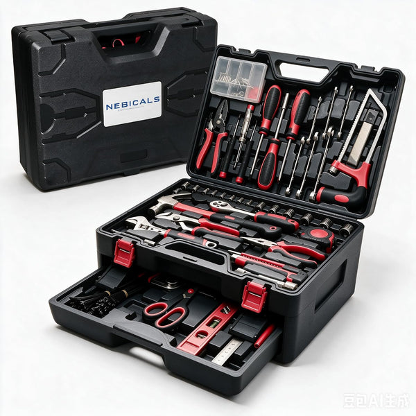 Mikiotto A large 578-piece hand-tool assortment supports household, automotive, garage, workshop